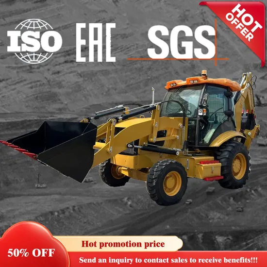 Hot Sale! ! ! Excavator New Chinese Mini Small Excavator Tractor Wheel Best Backhoe Loader with Towable for Low Price Sale