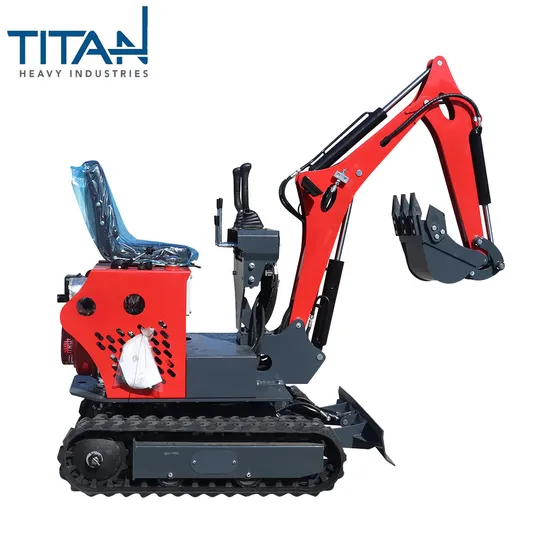 Free shipping China Titan TE08 0.8ton mini crawler excavator for best  price