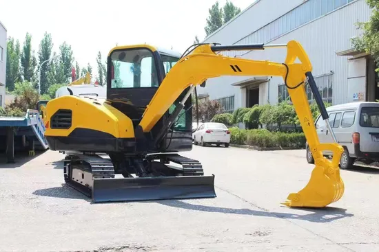 Chinese Factory Mini Digger Wheel Excavator with Retractable Rubber Crawler Excavators Wy40 4 Ton Mini Excavator with Thumb for Sale