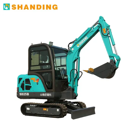 Full Hydraulic Crawler Mini Excavator 2.5tons 0.1cbm Bucket for Sale