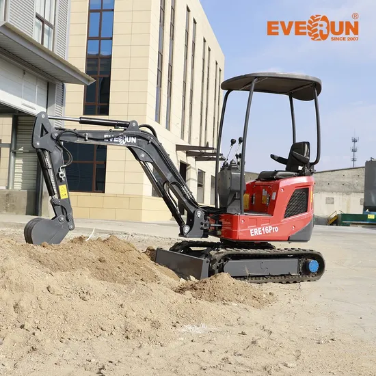 Everun Ere16PRO 1.6ton CE EPA Micro Hydraulic Crawler Portable Mini Digger Diesel Excavator