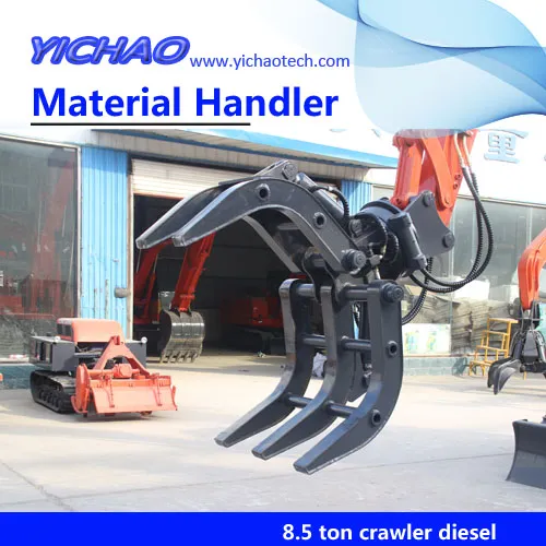 Hydraulic Wood Grapple, Log Grapple for Excavator