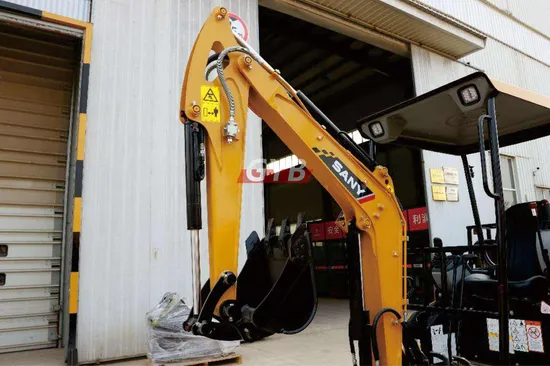 Compact Sanny Crawler Excavator for Efficient Farm Digging