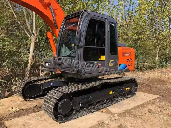 12ton Hitachi Good Working Condition Excavadora Second Hand Hitachi Zx120 Digger Hydraulic Crawler Excavator for Sale