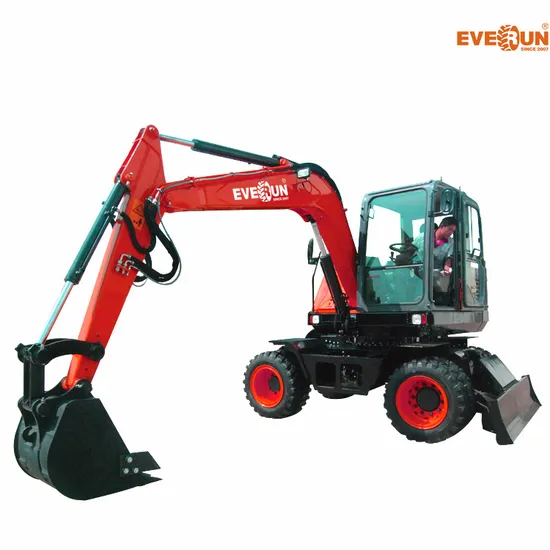 Chinese EVERUN ERWE150 excavator farm garden compact mining household bucket excavating machinery