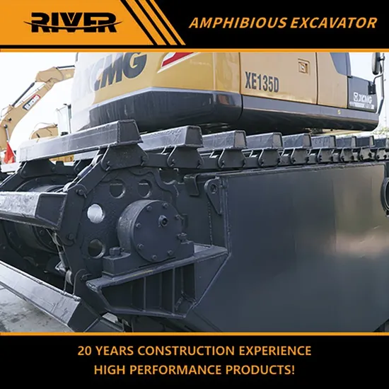 Amphibious Excavator 15 Ton Swamp Buggy Excavator with Floating Pontoon