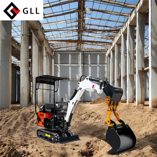 Cheap Price Diesel Petrol 1 Ton 2ton 1.2ton Household Micro Excavator