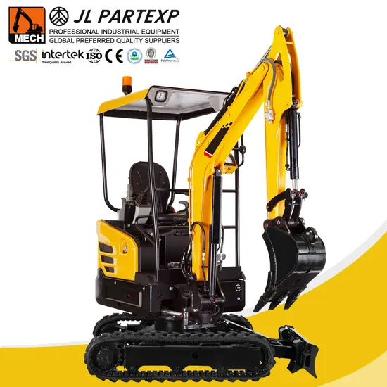 Cheapest Small Micro 1.8/2 Ton Mini Crawler Excavator Spare Parts with Side Swing Function