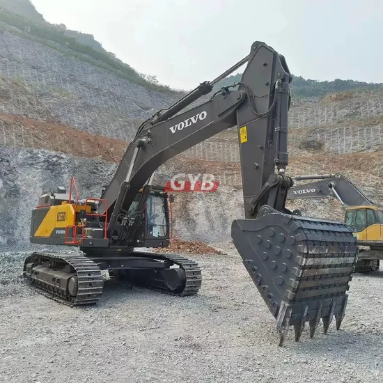 Safe and Stable Used Volvo Ec550 Crawler Excavator Stable Performance Volvo Ec210 Excavator Is Cheap to Use