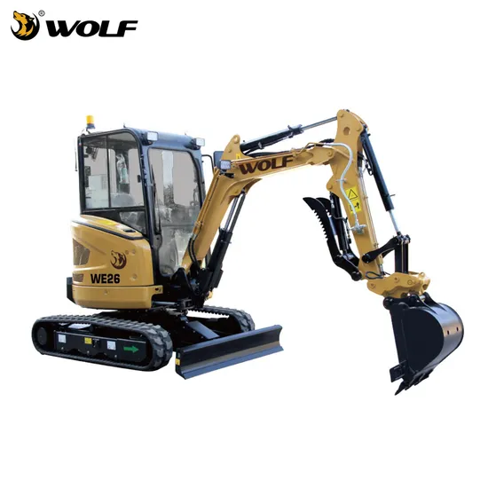 Chinese Manufacture Small Excavator We26 2.7ton Digger Hammer Rubber Crawler