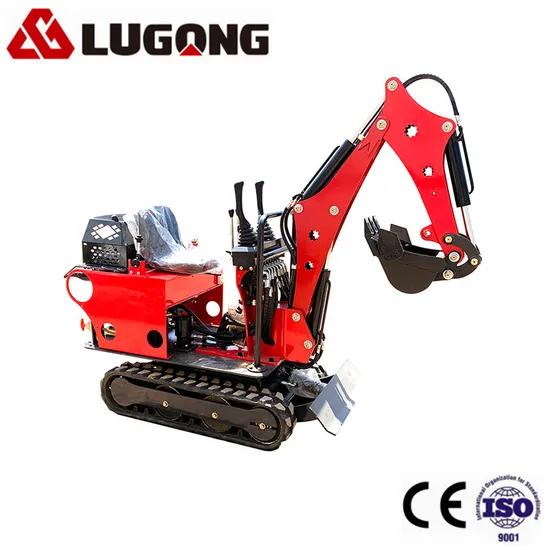 Euro 5 Lugong Household Mini Excavator Small Digger with CE Lz08
