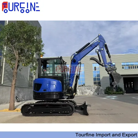 Tourfine 0.11cbm 3.5 Ton Mini Hydraulic Crawler Excavator for Garden and Farm Work