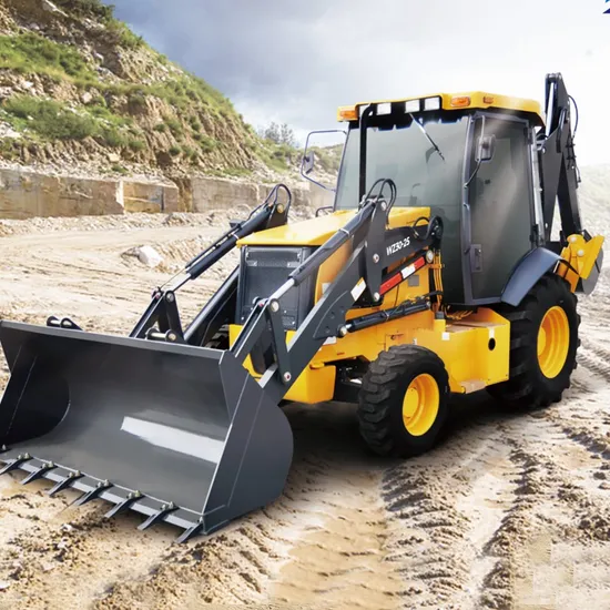 Top-Quality Backhoe Loader Wz30-25 8 Ton Backhoe Loader CE Certified Backhoe Wz30-25 EPA Engine in Shanghai
