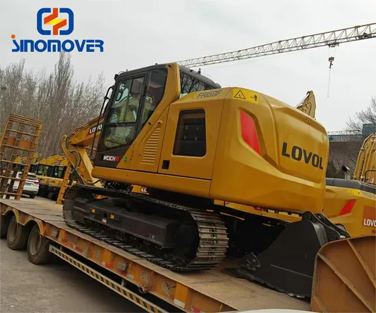 Good Condition Used Lovol Fr105f Excavator 13ton Second Hand Small Excavator