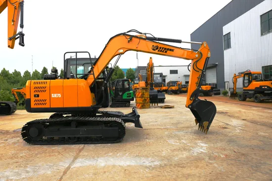 Construction Machinery Luqing New 6 Ton Mini Digger Crawler Loader Excavator Lq65