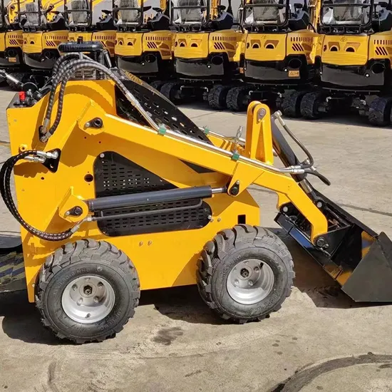 Wheeled Mini Excavator China Mini Skid Steer Loader