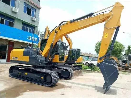 Construction Machinery Xe150d 15 Ton 15tons Cheap New Chinese Hydraulic Mini Wheel Crawler Excavator with Attachments for Sale