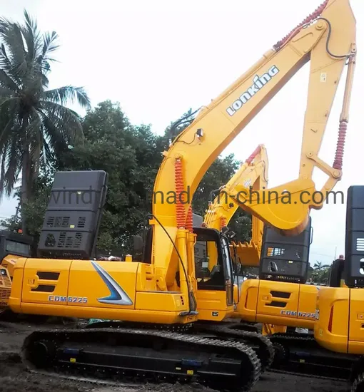 Lonking 22 Tons Small Remote Control Crawler Excavator Cdm6220 with Cummins Engine