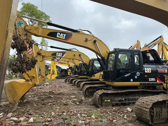 Used Cat Excavator 320d2 Caterpillar Original Equipment Tracked Digger Secondhand 20t Machine