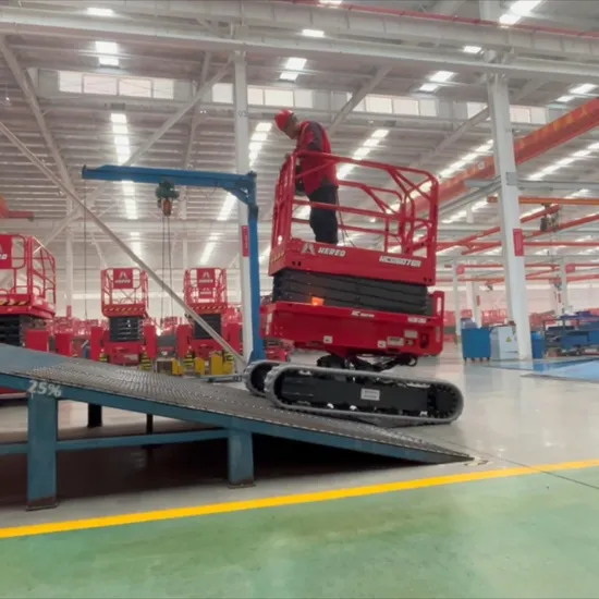 Building Construction Electric Scissor Lift Auto Electric Lifting Equipment Scissor Man Lift