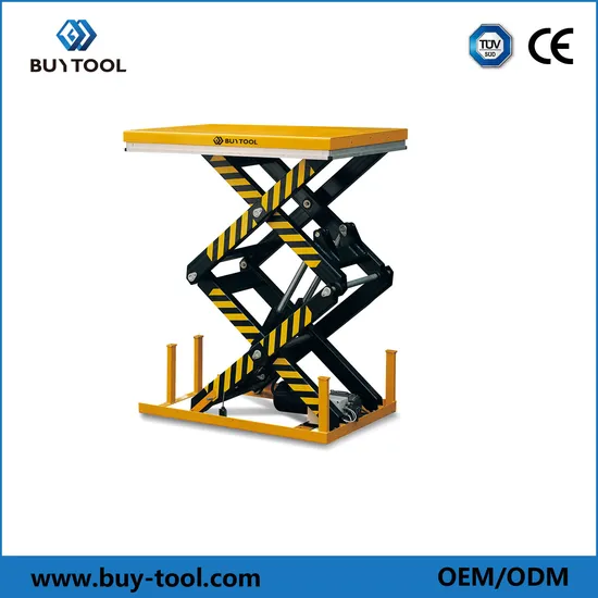 Electric Hydraulic Lifting Table Double-Scissor Table Lifter Cargo Lifting
