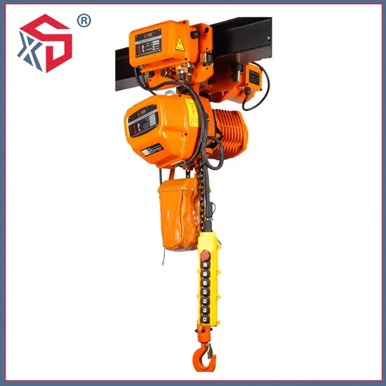 1ton Single/Double Speed Electric Chain Hoist with Electric Trolley