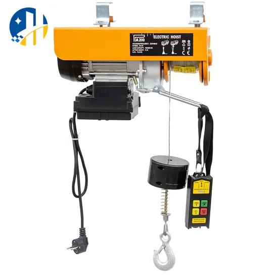 Customized Shell Color PA Type 12m-20m Lifting Height Mini Electric Hoist for Construction Building Manufacture