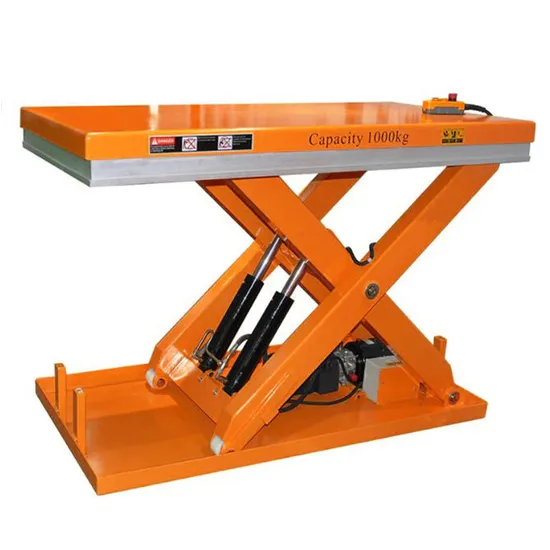Electric Hydraulic Static Scissor Lift Tables for Workshop