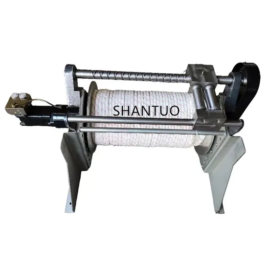 2 Ton Winch with Automatic Rope Guide Hydraulic for Marine/Boat/Sailboat/Parasailing