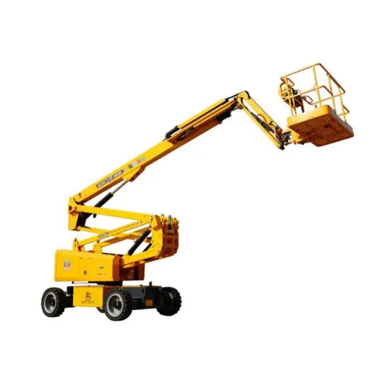 21m Self Walking Mobile Electric Articulated Boom Lift Table Aerial Work Platform