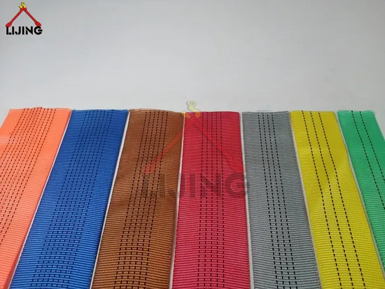 Polyester Webbing Material for Round Sling Sleeve Certified En1492-2 CE