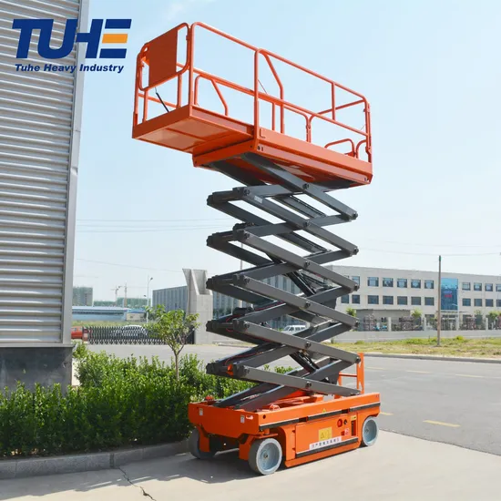 4m 6m 8m 12m 14m 16m 18m Cheap Mini Mobile Self Propelled Hydraulic One Man Table Small Used Battery DC Aerial Working Platform Electric Scissor Lift