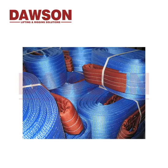 Dawson En1492-1 Wll 16t 16000kg Heavy Duty Polyester Webbing Sling for Crane
