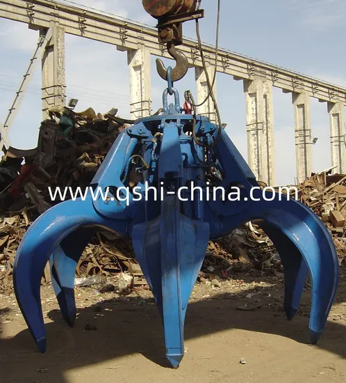 Electric Hydraulic Orange Peel Scrap Grab