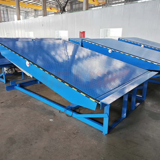 Rugged Steel Dock Plate Premium Quality Hydraulic Unloading Industrial Dock Leveler