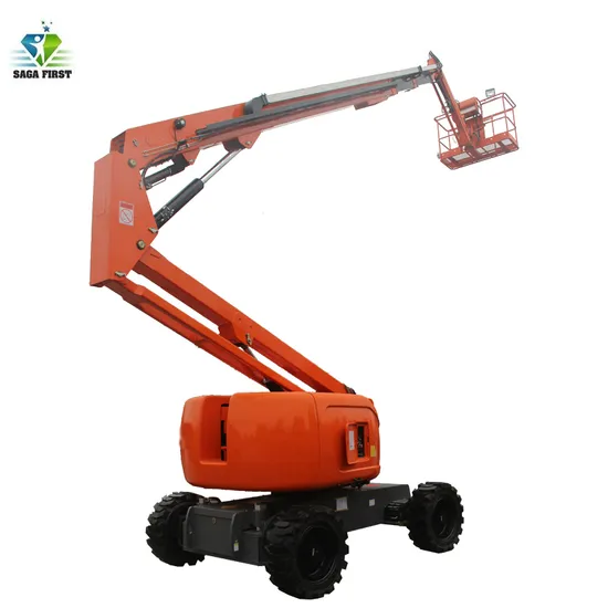 CE Approved Automatic Drivable Boom Lift Hydraulic Boom Lift for Aerial Work