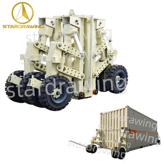 Stardrawing 15ton Load ISO Container Self Loading Trailer Lifting Wheel System