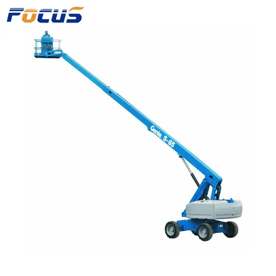 Used Chinese Factory Genie S85xc Equipment for Sale Lifter Telescopic Boom Lift for Construction Lifts