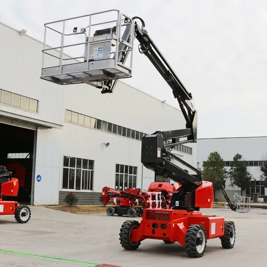 CE Truck Mounted Man Lift Boom Lift Hydraulic Telescoping Lift Electric Articulating Telescopic Boom Lift Cherry Picker Articulated Boom Lifts or Sale