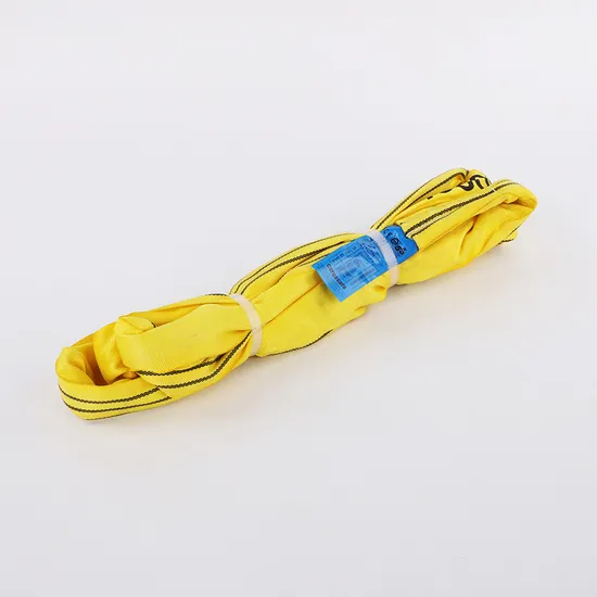 Polyester Endless Round Sling / Flat Eye Webbing Lifting Strap Belt