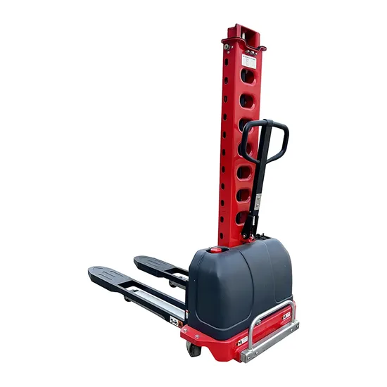1000kg 500kg Self Loading Full Electric Pallet Truck Lift Stacker for Sale