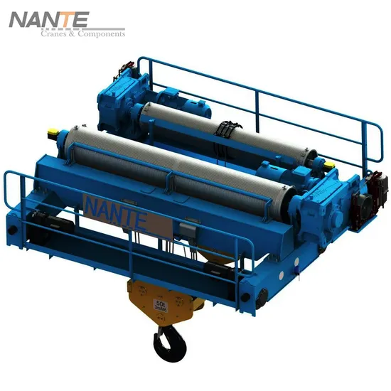 Double Brake Overhead Crane with Electric Winch