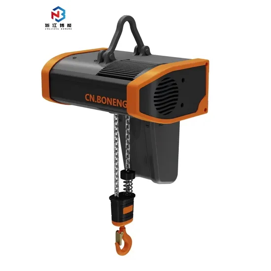 1t 3t 5t European-Style Electric Chain Hoist Upper Hook Fixed Type Lifting Machinery Bn-PRO