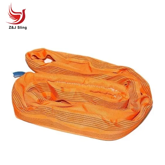 10t Polyester Round Sling Lifting Webbing Sling for Cargo Lifting