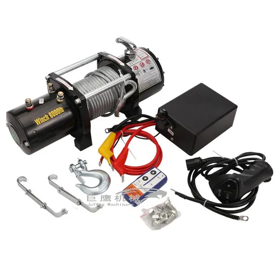 12V Electric Winch 6000lbs 24V ATV Car Electric Winch