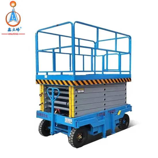 4-18m Assisted Walking Mobile Hydraulic Aerial Work Platform Lifting Equipment Scissor Lift