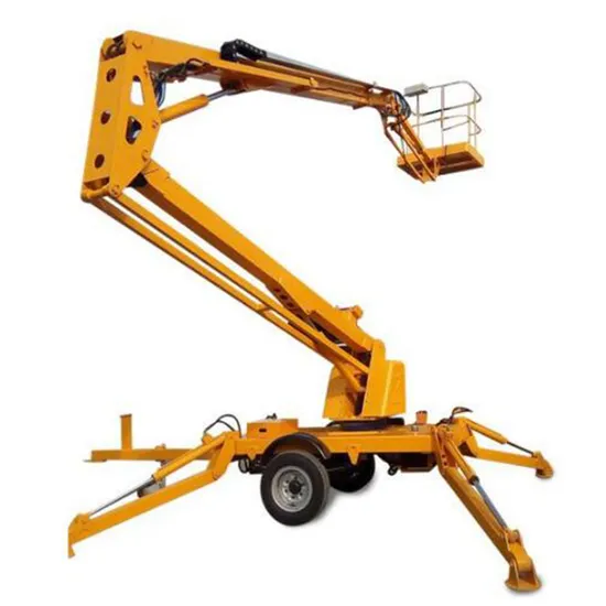 Mobile Work Platform Towable Articulated Boom Lift with Diesel Electric Power