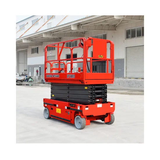 12m 14m One Electric Self-Propelled Scissor Lift Man Lift Single Person Scissor Lift for Aerial Work