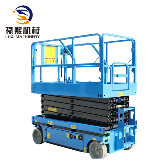 3m 6m 8m 10m 12m 16m Full Automatic Self-Propelled Hydraulic Scissor Lift with 230kg Lifting Load for Warehouse Use