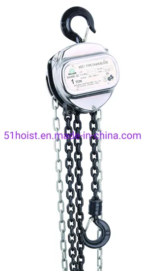 HS-C Type Hand Chain Hoist Low Headroom with Chrome Surface Treatment